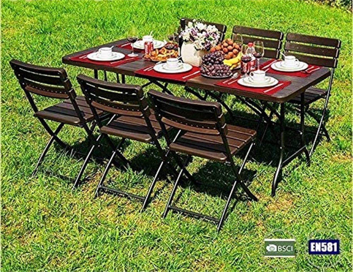 LANNY Portable Plastic Folding Table