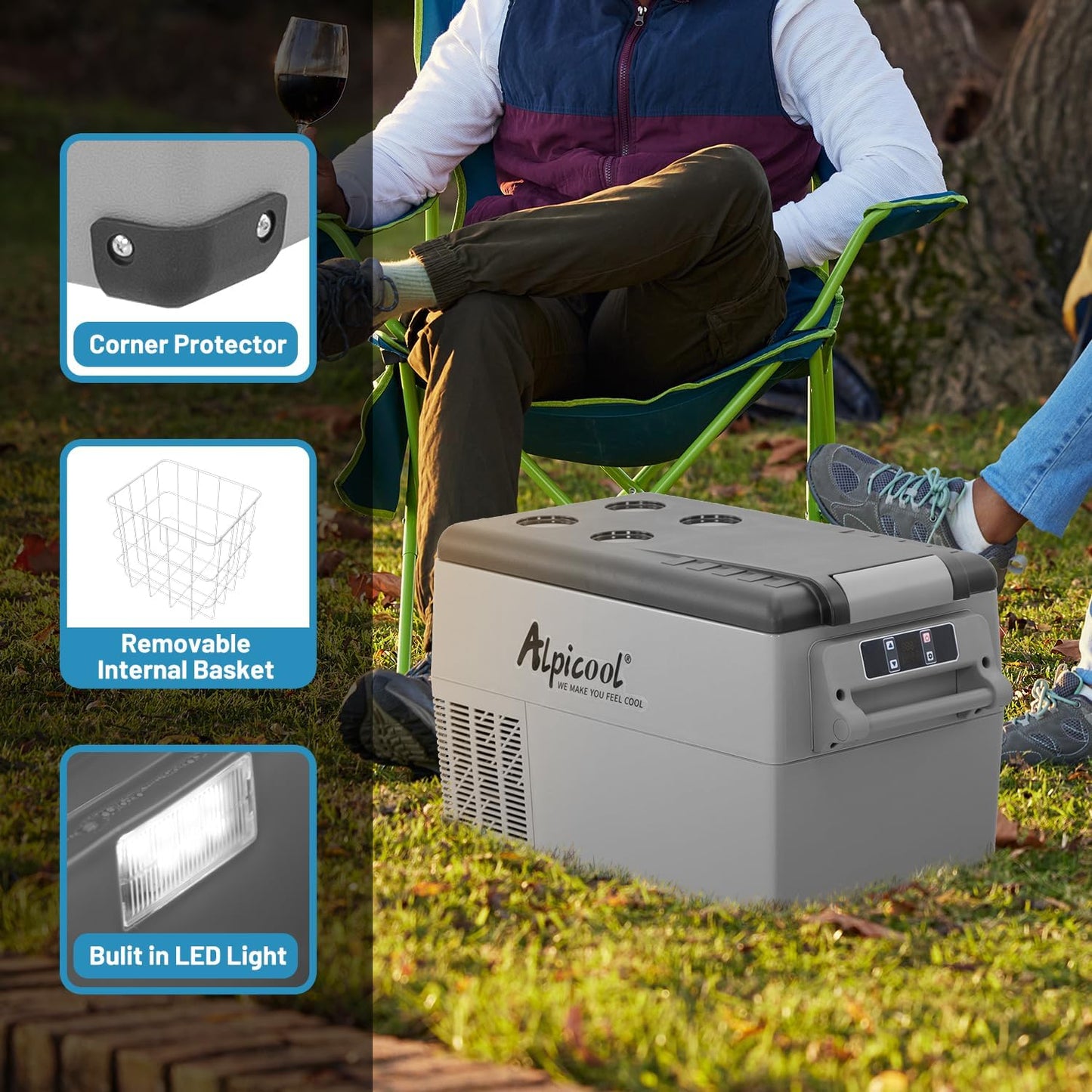 Alpicool CF35 Portable Car Refrigerator