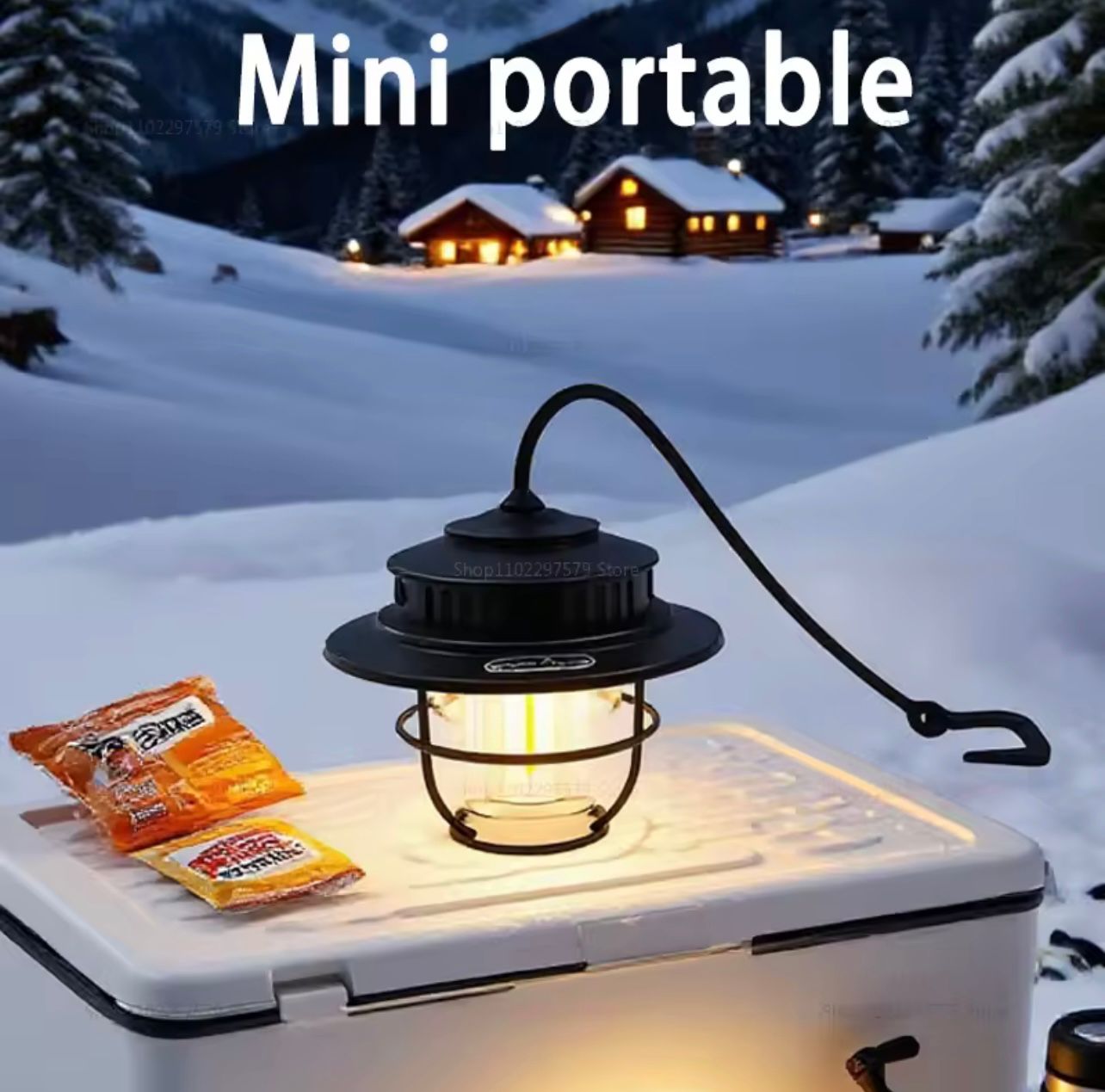 Mini portable camping lantern