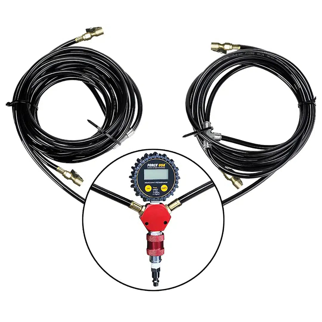 Force USA Pressure gauge with 4 way hose
