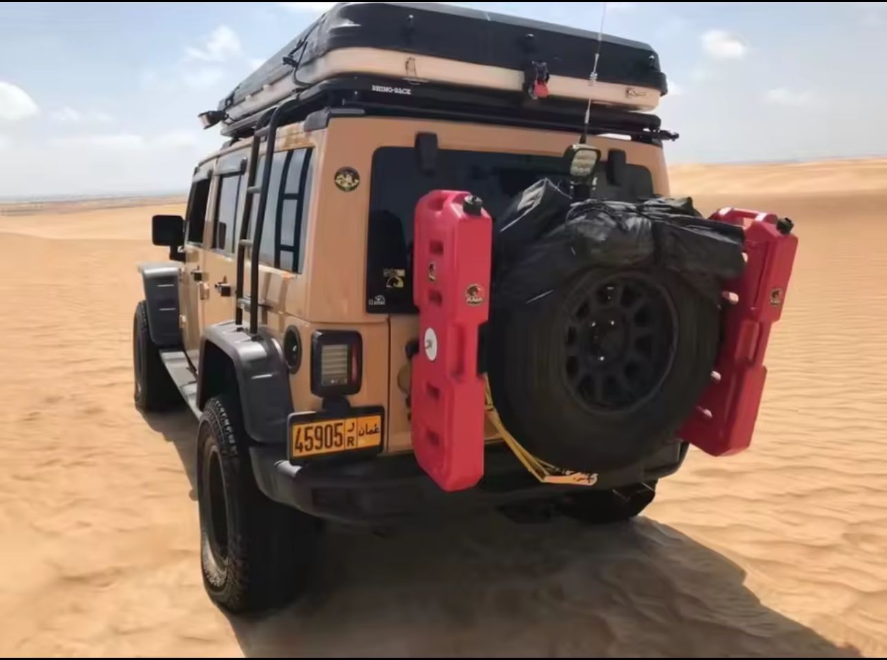 20L Flat Red Fuel Tank