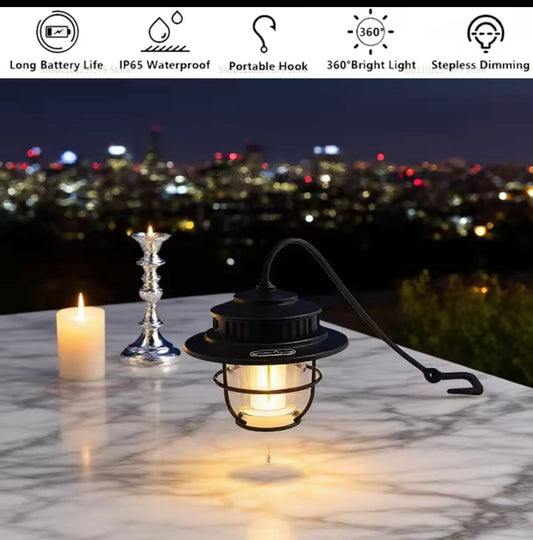 Mini portable camping lantern