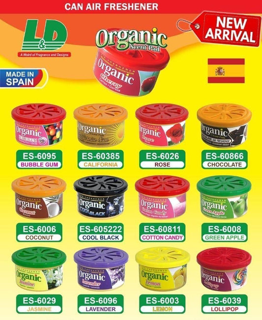 L&D Organic Can Air Freshener – Made in Spain