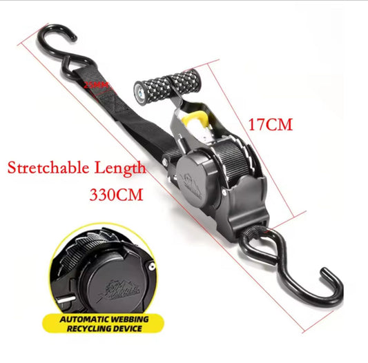 INTECH Automatic Heavy Duty Ratchet tie down Strap
