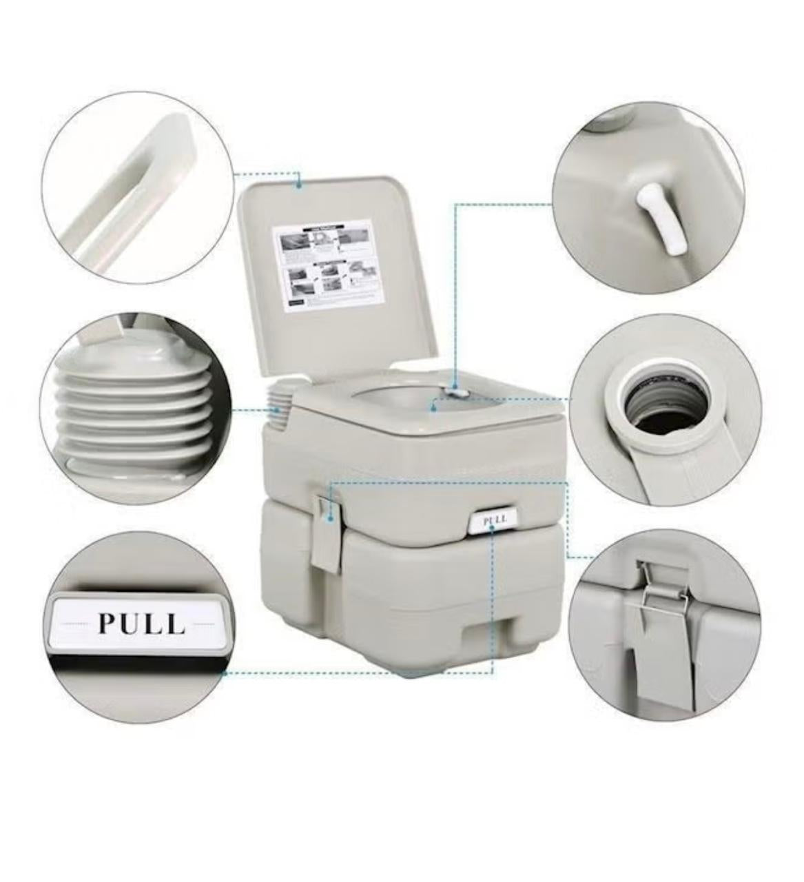 Portable Camping Toilet – Compact, Hygienic & Easy to Use