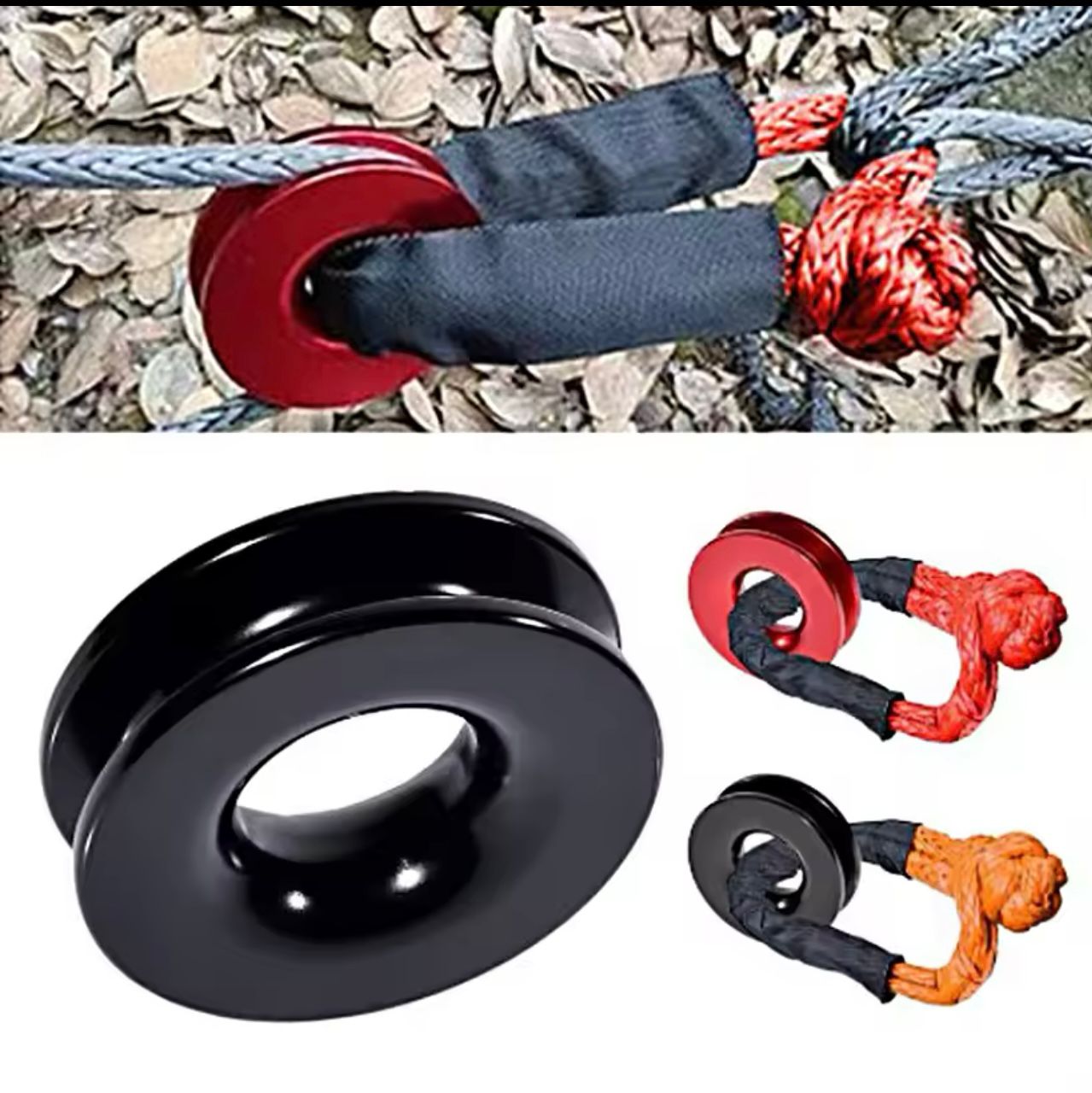 Aluminum Recovery Snatch Ring – For Synthetic Rope & Soft Shackles