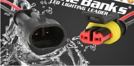 Waterproof 2-Pin Electrical Connector Set