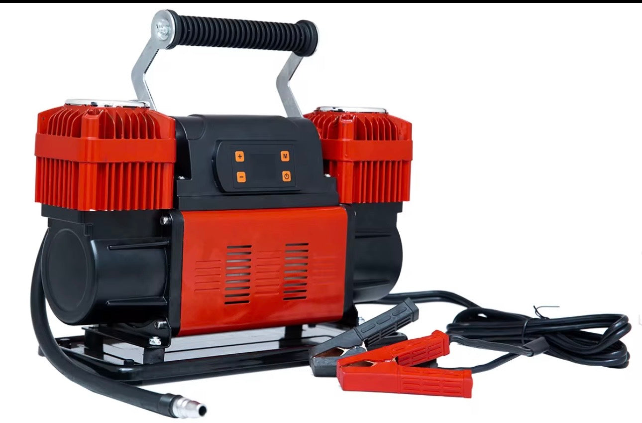 Heavy-Duty Double Cylinder Air Compressor