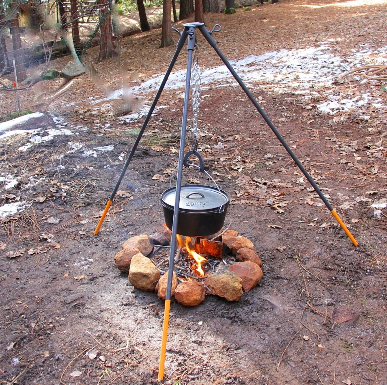 Camping Tripod Stand for Campfire Cooking