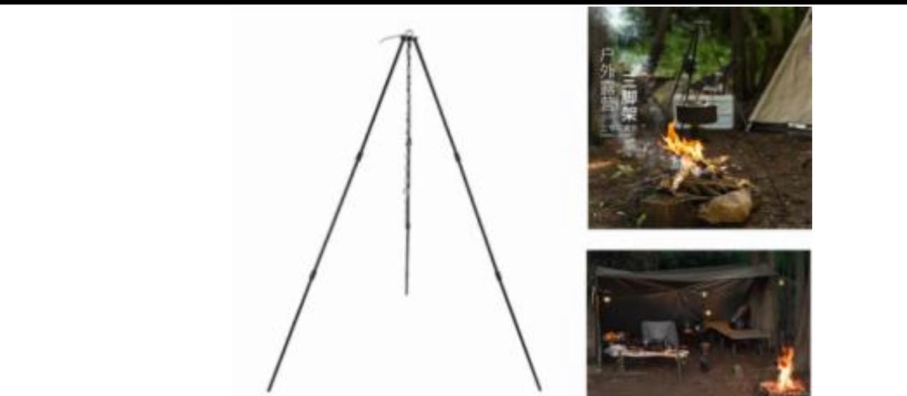 Camping Tripod Stand for Campfire Cooking